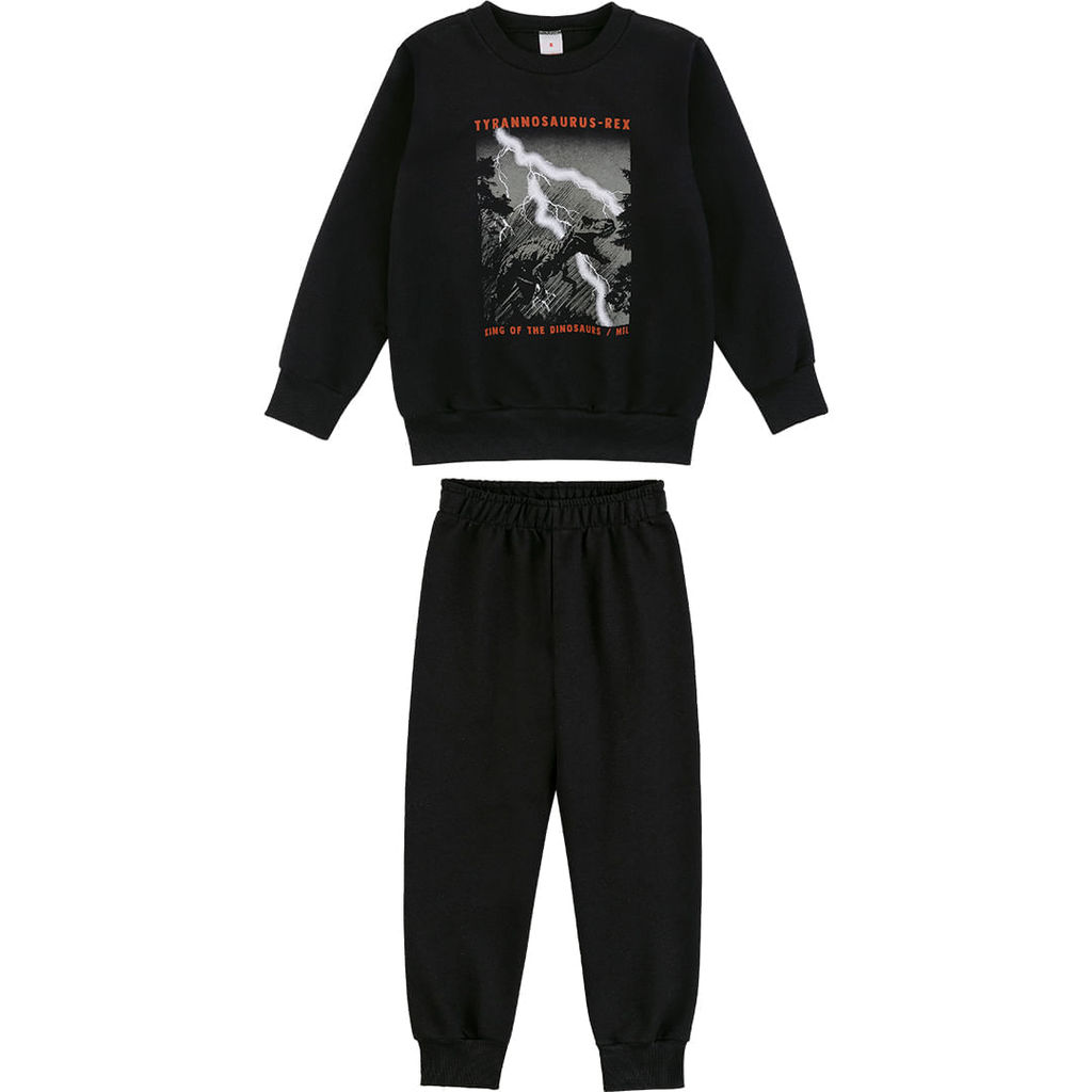 Conjunto Longo Moletom Infantil Menino Marisol