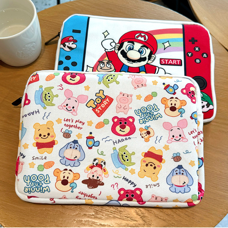 Bolsa forro de bolsa para Laptop de esponja grossa adequada para Apple macbook air14pro resistente a choques desenho ani