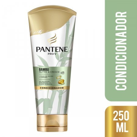 Condicionador Pantene Bambu Nutre & Cresce 250ml | Fortalecimento, Hidratação e Fios + Resistentes