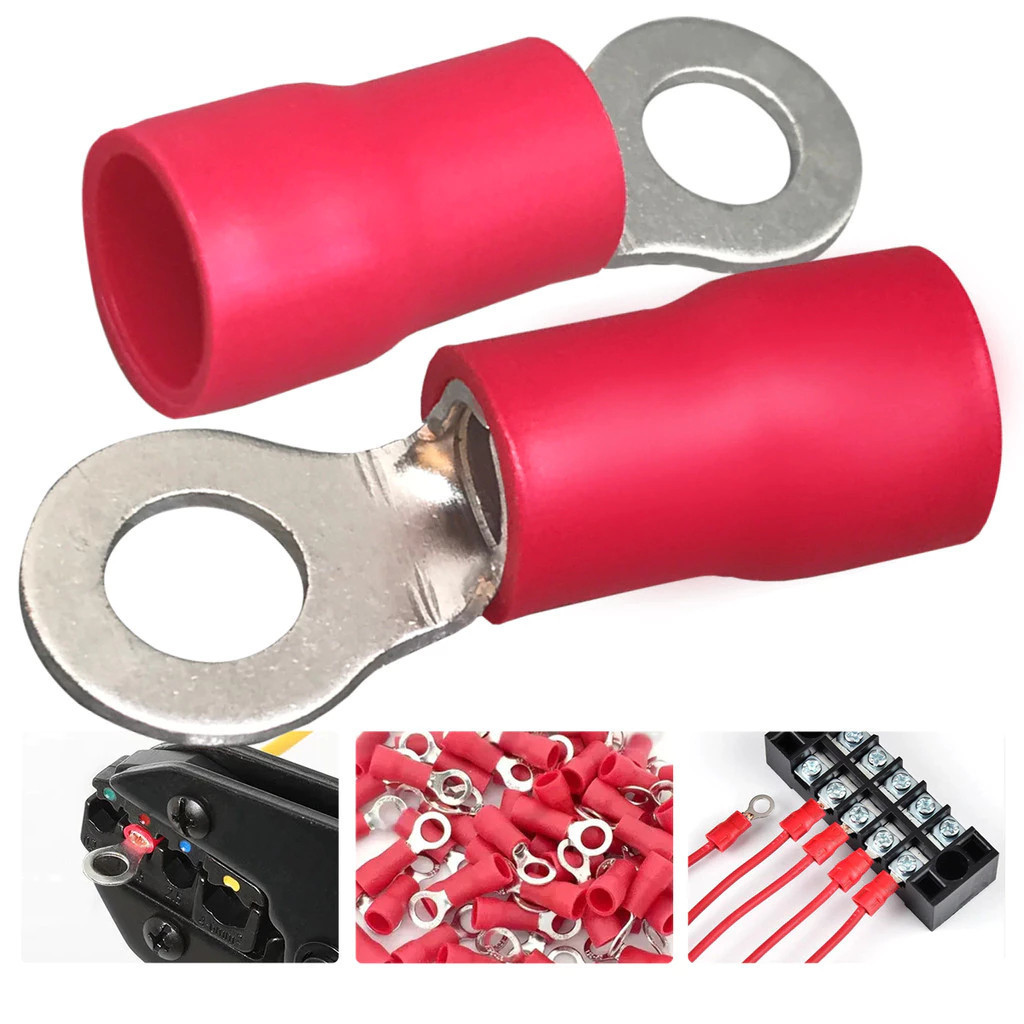 Kit 295PCS Terminal Elétrico Conector de Cabo Compatível com 0.5-6mm² (22-10AWG) Isolamento de PVC · foto 2