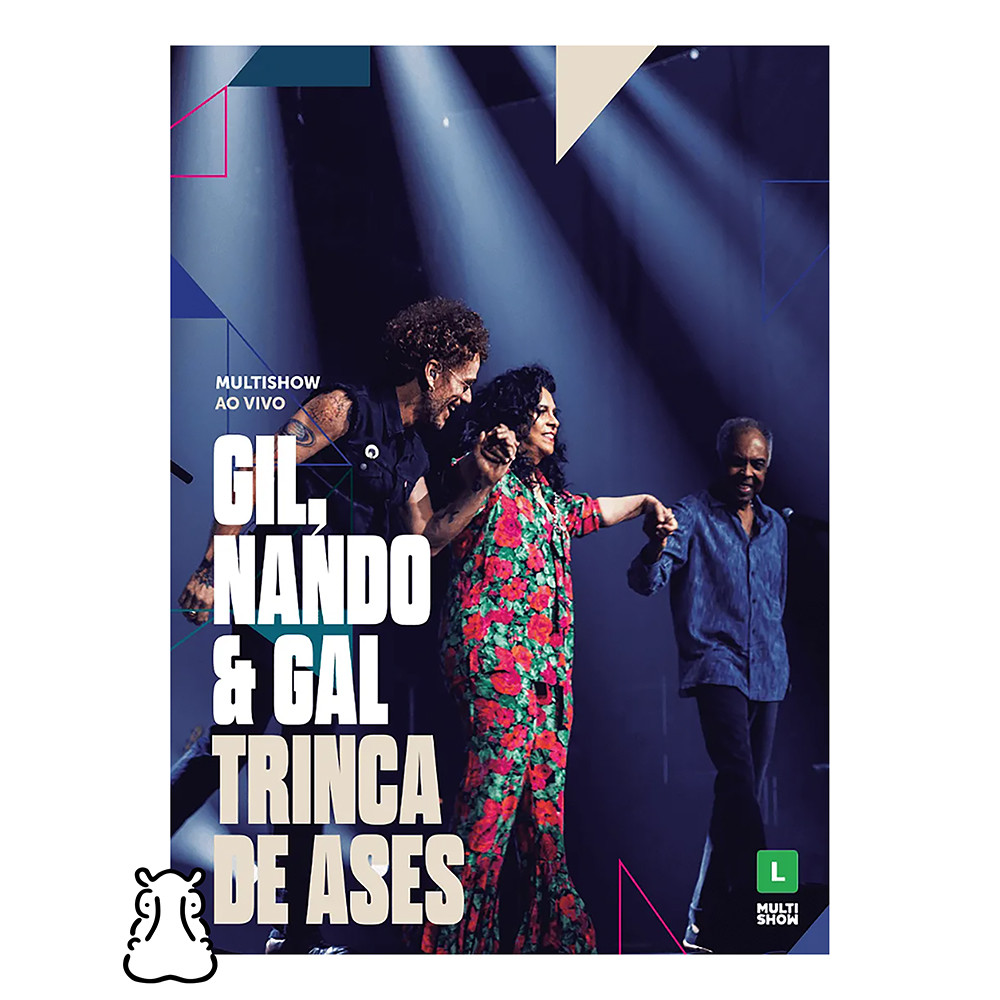 DVD Gil Nando Reis Gal - Trinca De Ases - Novo Lacrado - Hm