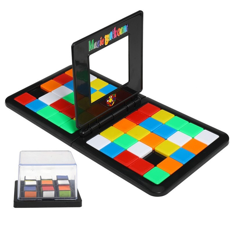 Rubik's Race Game, Head To Head Fast Paced Tile Shifting Board Game Based On The Rubiks CubeBoy child Girl Toy