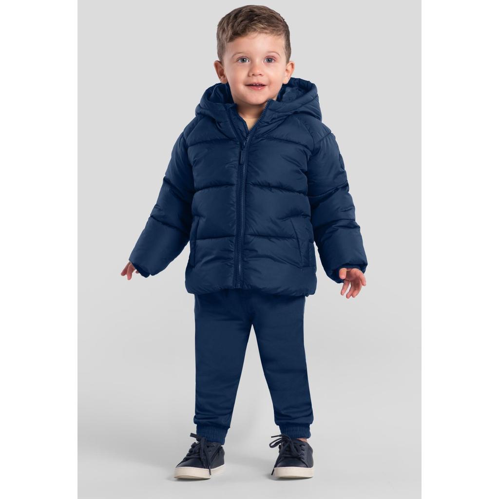 Jaqueta puffer infantil menino Mundi