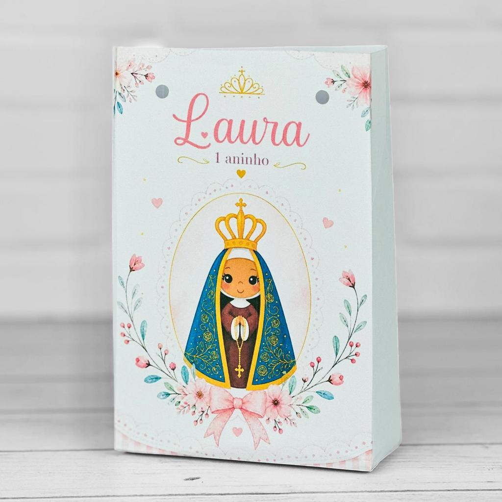Sacolinha Personalizados NOSSA SENHORA DE APARECIDA (PEGUE E MONTE) / Lembrancinha Mimos Festa Aniversário Infantil