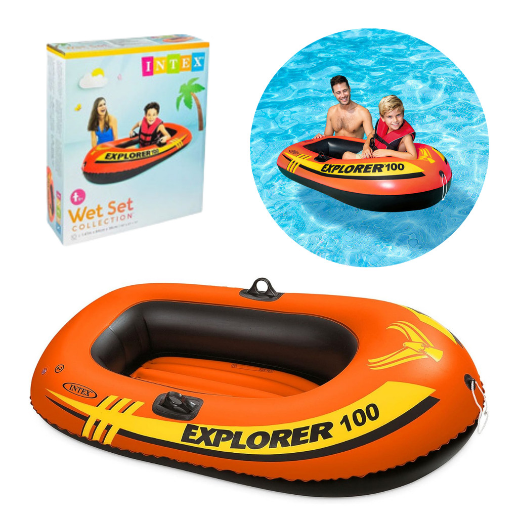 Bote Explorer 100 Inflável Intex 1 pessoa Intex 58329