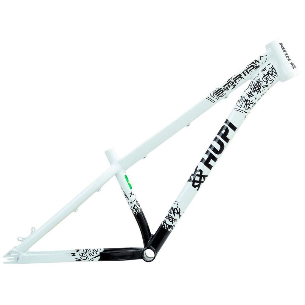 Quadro de Bicicleta do Grau Hupi Strip Horizontal Branco