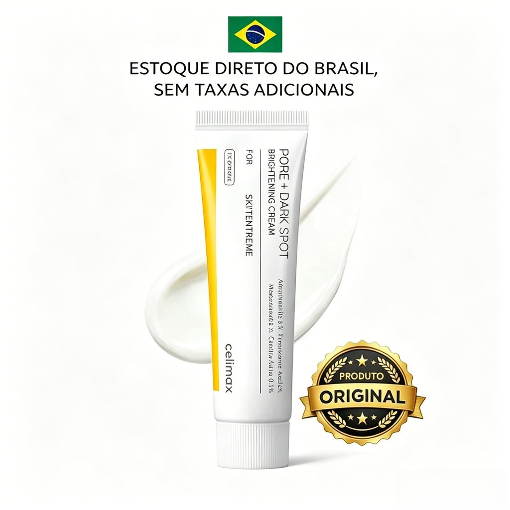 [Em até 24 horas] Celimax Brightening Pore+ Dark Spot Cream 35ml - Skin Care Coreano