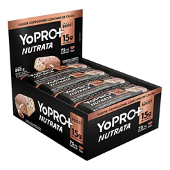 Barra De Proteína Yopro 12un De 55g Cappuccino Nutrata
