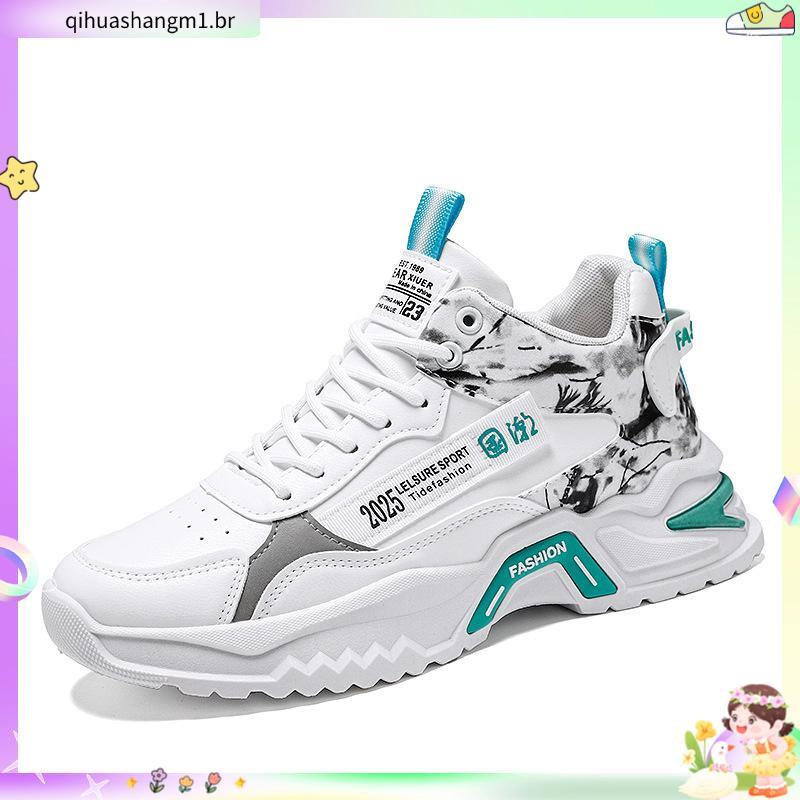 tênis infantil masculino kit tênis infantil masculino Sapatos masculinos de cano alto no outono respiráveis e versátei