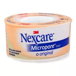 FITA MICROPORE 3M NEXCARE BEGE 25MMX4,5M