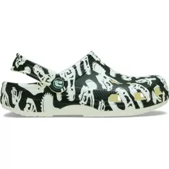 Sandália Crocs Classic Glow Dino Clog T Glow Green