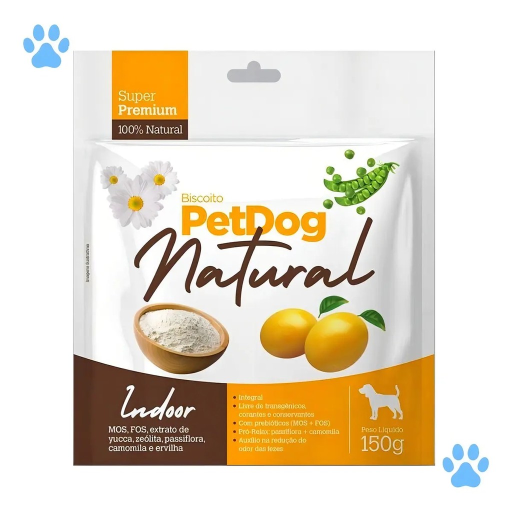 Biscoito Pet Dog Natural Indoor 150 Gramas