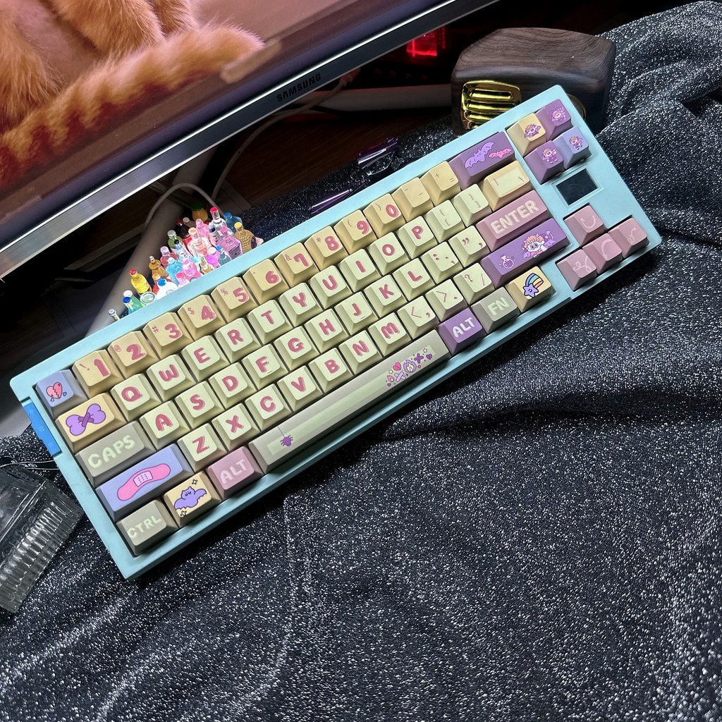 Magic Girl Theme Cute Keycap PBT Sublimação Fábrica Original Altamente Adaptado 