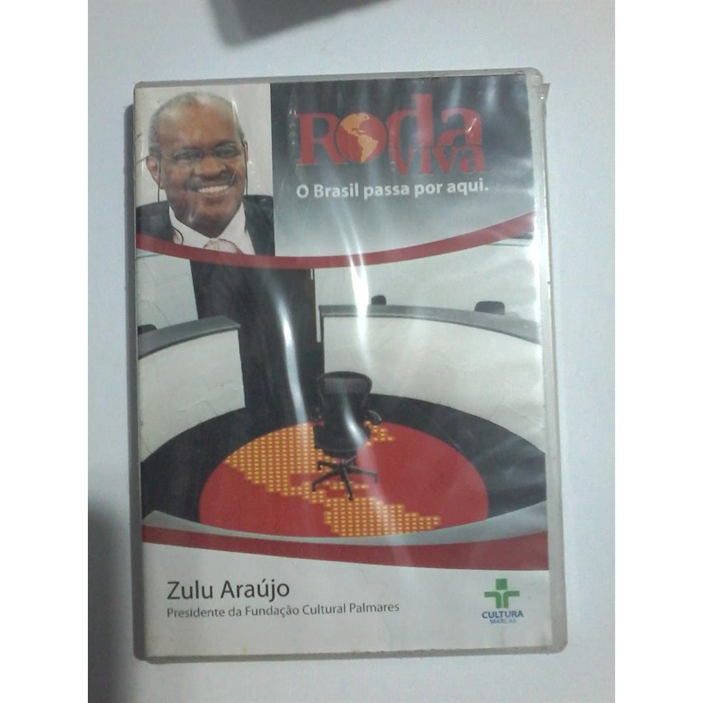 DVD Roda O Brasil passa por aqui  - Zulu Araújo Presidente da fundação cultura Palmares direção Tv Cultura