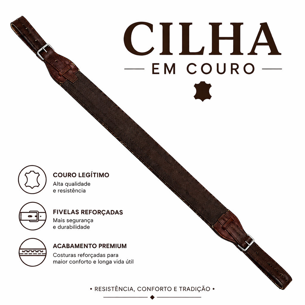 Cia cilha Barrigueira Para sela selote
