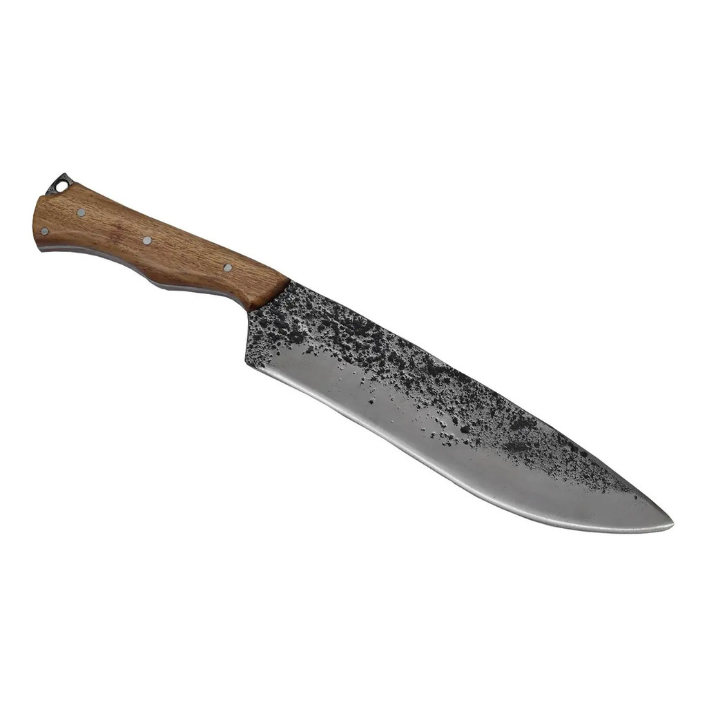 Faca Artesanal  Modelo Bowie Envio Imediato  4mm Bainha Café