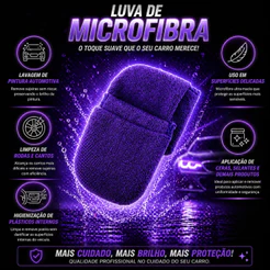 LUVA MICROFIBRA 12,5X13CM ZACS