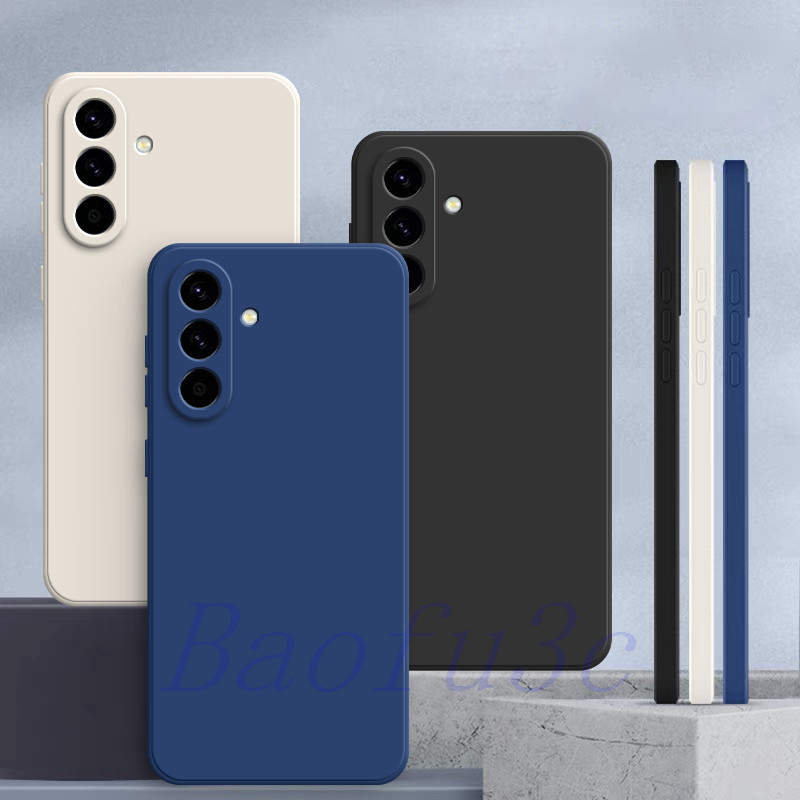 Capa Samsung A57 5G/A37/A27/A17/A16/A26/A36/A56 5G De silicone Simples De Cor Lisa YT