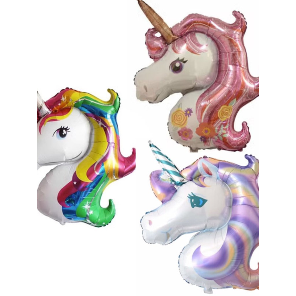 Balão de folha de alumínio tamanho grande cavalo filme de alumínio balão unicórnio cavalo brinquedo das crianças balão d