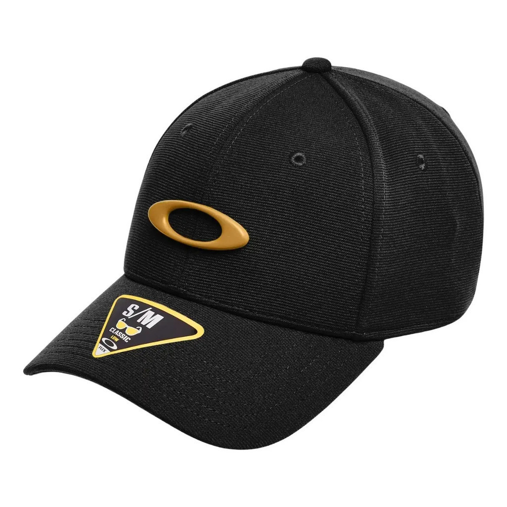 Boné Oakley Tincan - Preto/gold P/M