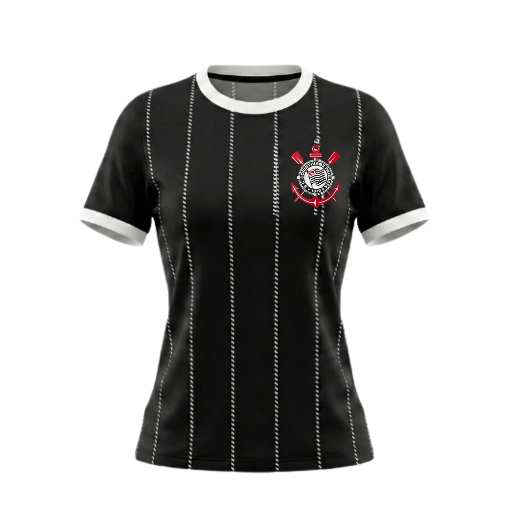 Camisa Feminina Corinthians Corinto Oficial