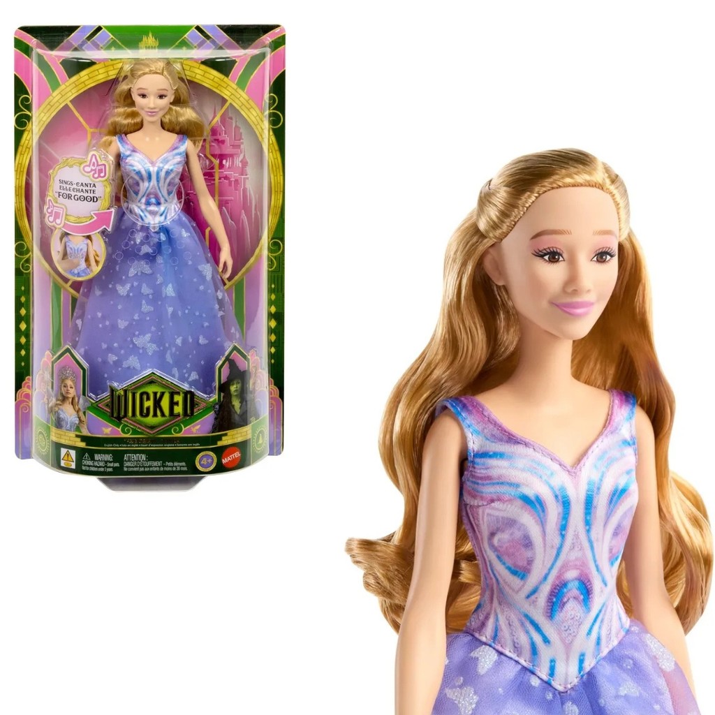 Boneca Glinda Com Som Wicked JFM10 - Mattel em Oferta na Shopee
