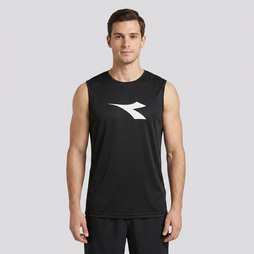 Regata Machão Diadora Big Logo Preta