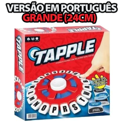 Versão Português Tapple Jogo de Tabuleiro Stop Trava Letras com Temporizador para Familia 24cm