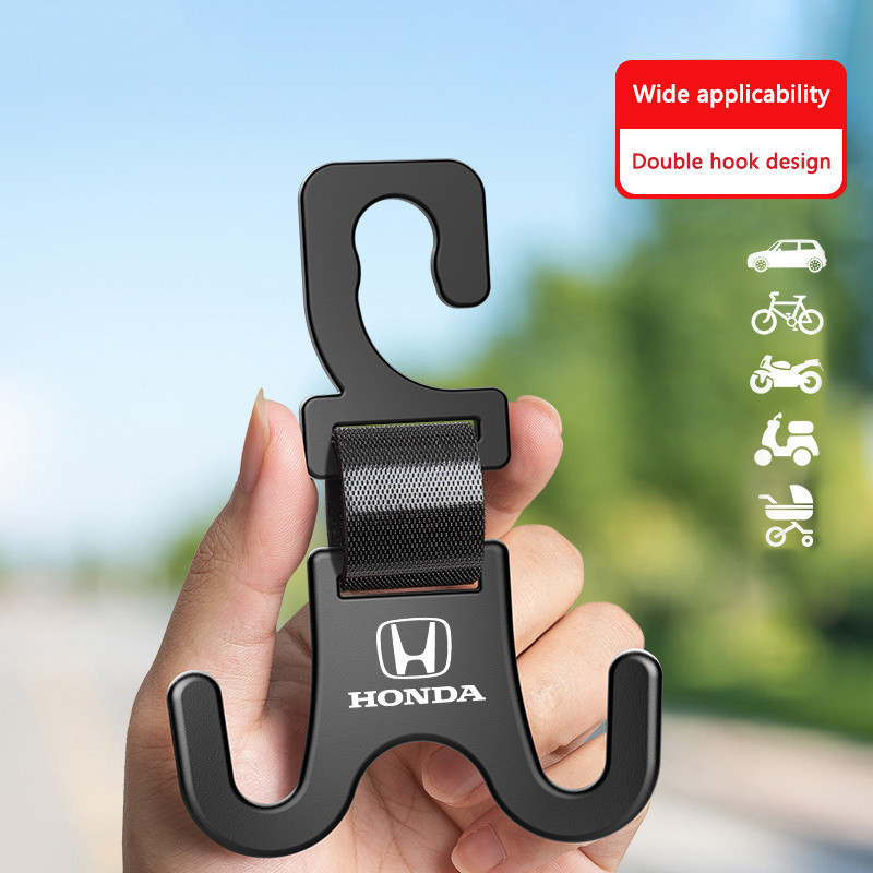 Adequado para Honda Accord, City, Civic, Fit, HRV, CRV, gancho pequeno multifuncional para encosto de banco.