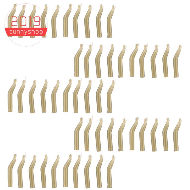 [Bestseller S] 50 Pçs/Lote Carpa Pesca Gancho Manga Equipamento De Cabelo Alinhador De Linha Macio Anti/Alinhadores Aces