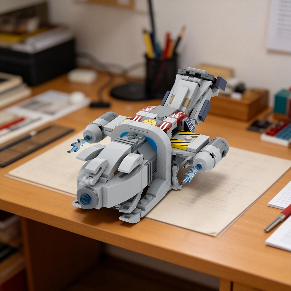Novo Conjunto De Construção De Nave Espacial De Filmes De Ficção Científica , Kit De Modelo Futurista , Ornamento Mecâni