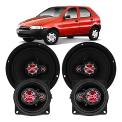 Kit Alto Falante Palio 1996 A 2001 4 E 6 240w Rms - Kf.031 Foxer