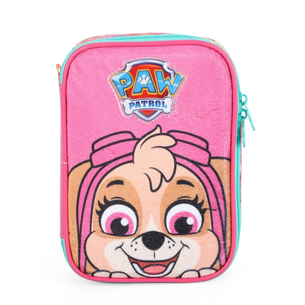 Estojo Escolar Box Infantil Luxcel EI40905PA Peluciado Patrulha Canina Skye