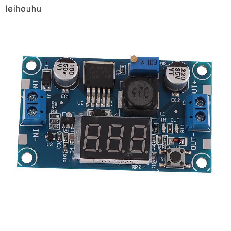 leiho LM2596 DC-Módulo Step-down Ajustável Com Display Digital Voltímetro LM2596S Regulador De Tensão