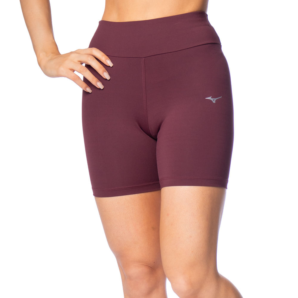Bermuda Feminina Mizuno Essence Bordô