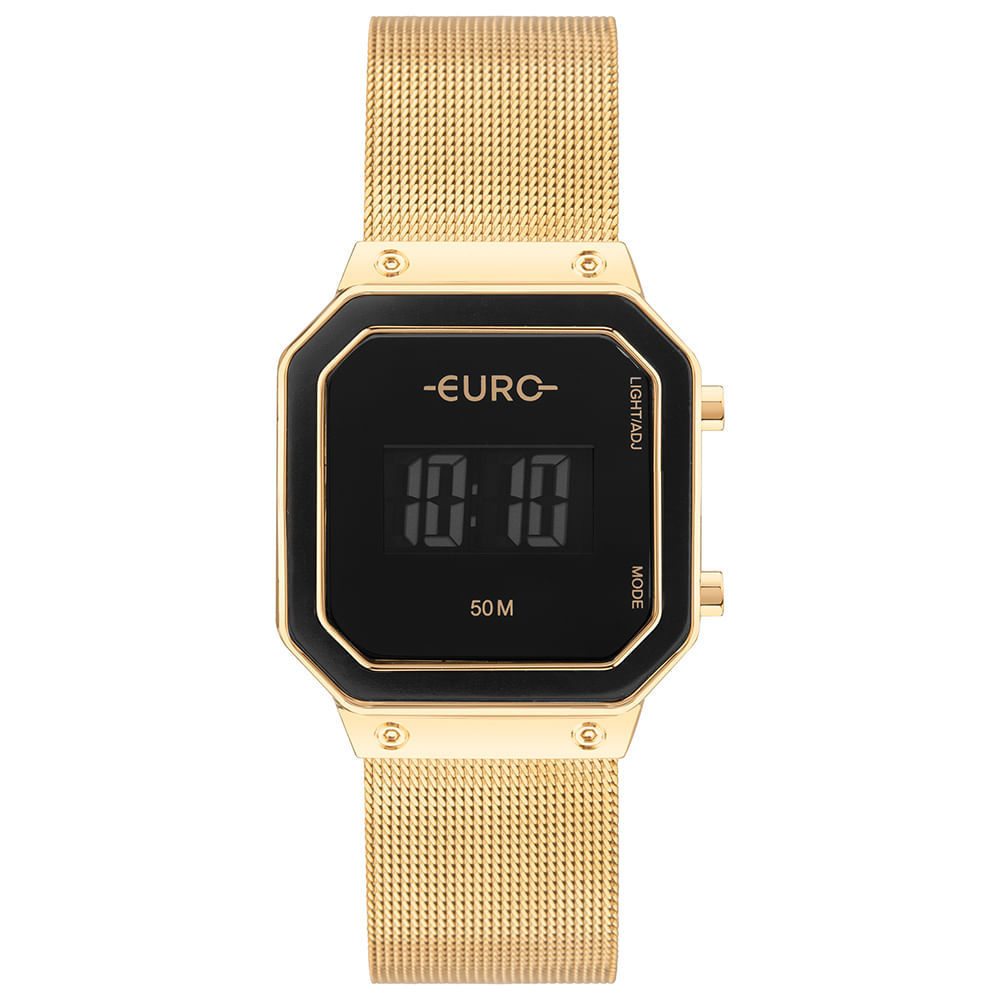 Relógio Euro Feminino Fashion Fit Glam Dourado - EUJ8583AA/4D