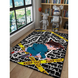 Conan tapete Co-marca mercadoria sala de estar quarto tapete de cabeceira sala de jogos Anime entrada tapete porta entra