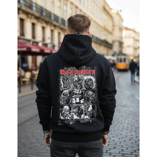 Blusa De Moletom Iron Maiden Bandas De Rock