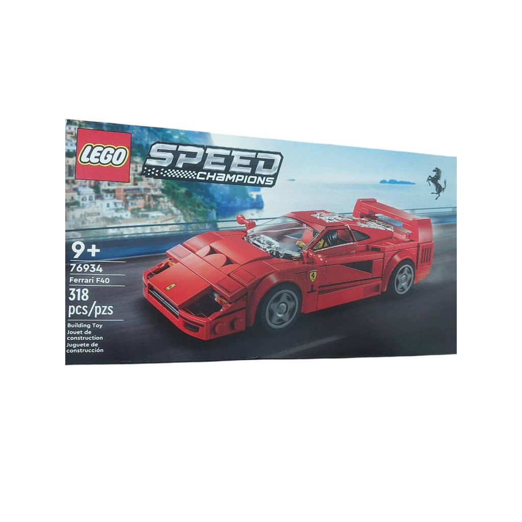 Lego Speed Champions Supercarro Ferrari F40 318pcs 76934