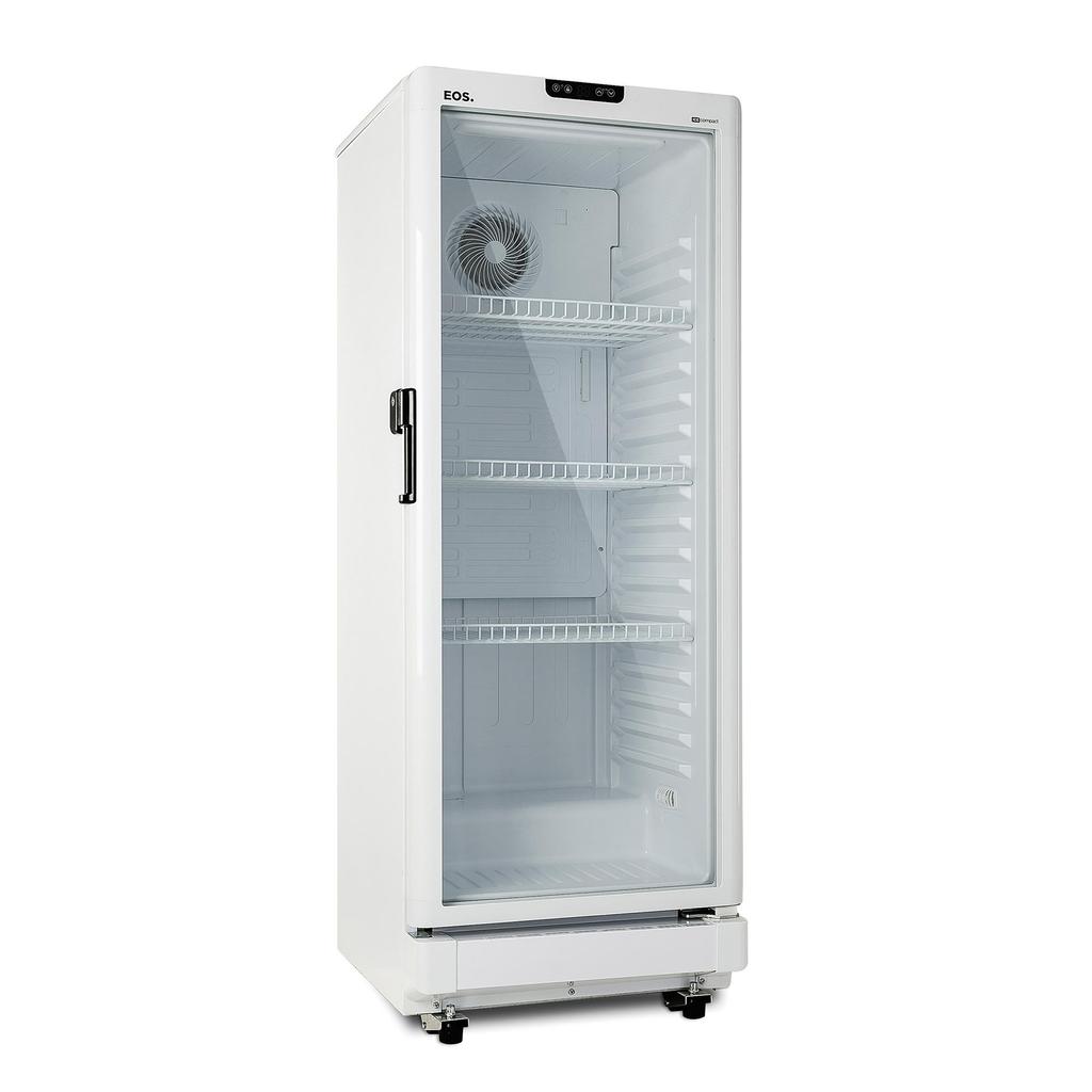 Refrigerador Expositor Vertical EOS 231 Litros Eco Gelo Digital Branco EEV210B 110V