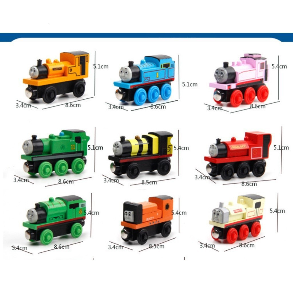 Trem de Brinquedo Miniatura de Madeira Thomas & Friends, Ideal para Crianças, Presente de Aniversário XJN