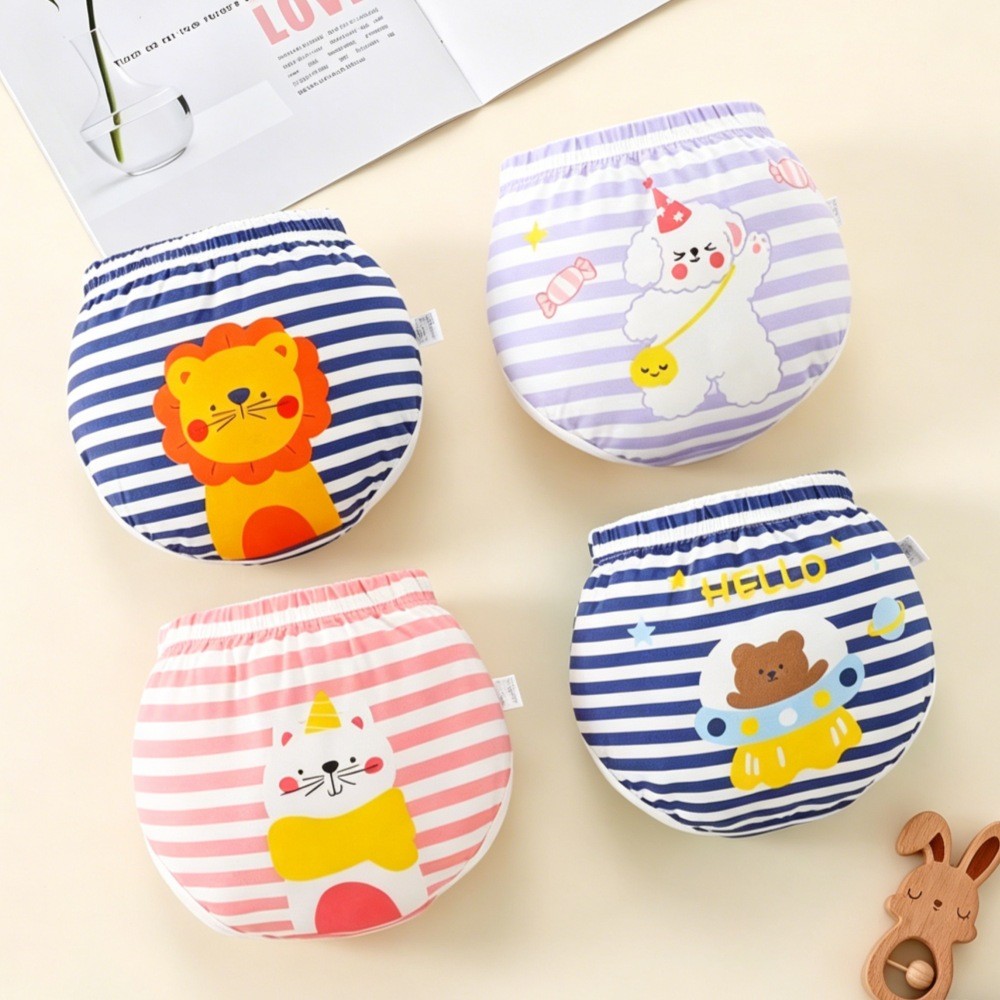 Calcinha Triangular Para Bebês Meninas , shorts 100 % Algodão , Calças De Pão , Sem Nádegas , Pode Ser Usada Em Todas As