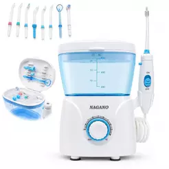 Irrigador Oral 600ml Portátil 8 Bicos 10 Modos Bivolt