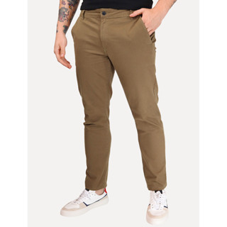 Calça Aramis Masculina Chino Slim Maquinetada Marrom em Oferta na Shopee