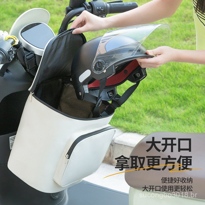Bolsa de armazenamento para veículos elétricos, bolsa frontal com bateria para veículos, bicicleta, motocicleta, bolsa d