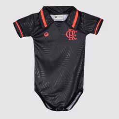 Body Flamengo Premium Preto e Vermelho