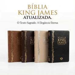 Bíblia King James Atualizada KJA Slim Luxo Compacta Cores