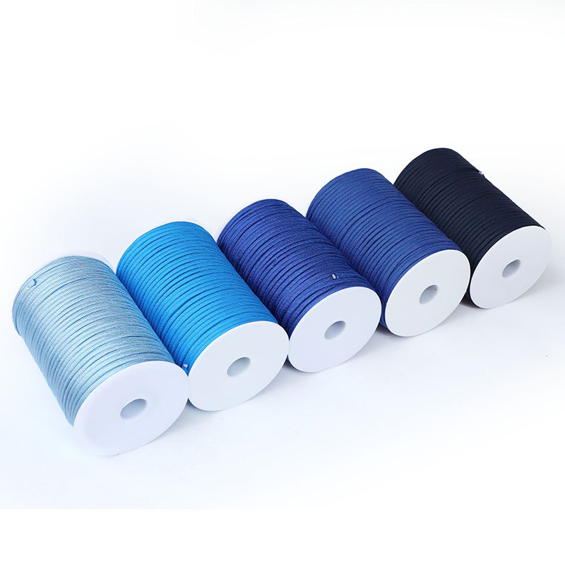 100m conjunto de eixo ao ar livre sete-Core guarda-chuva corda 4mm mão corda trançada fio tático pulseira diy tenda cord