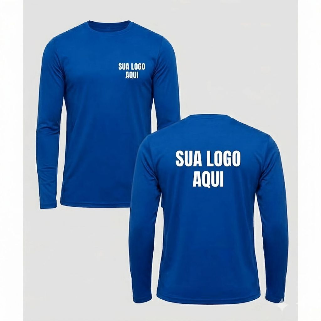 Camisa Proteção UV50 Com sua Arte Logo sua Empresa Personalizado Marca Pesca Piscina Praia