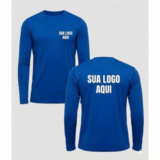 Camisa Proteção UV50 Com sua Arte Logo sua Empresa Personalizado Marca Pesca Piscina Praia